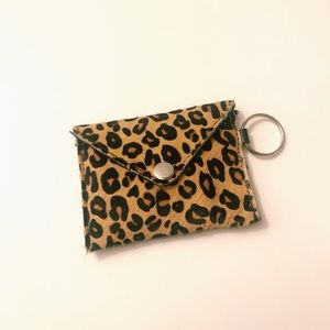 Brandy Melville Cheetah Print PonyHair Wallet